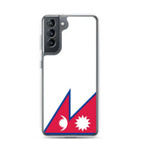 Coque Téléphone Drapeau du Népal - Pixelforma 