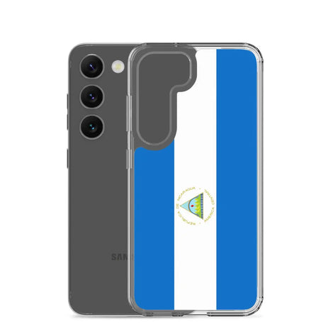 Coque téléphone drapeau du nicaragua - pixelforma