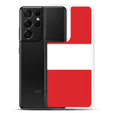 Coque téléphone drapeau du pérou - pixelforma