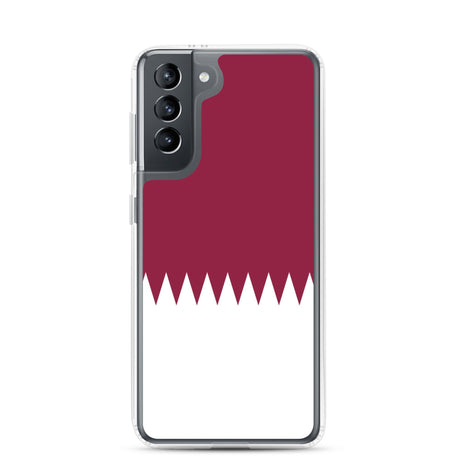 Coque Téléphone Drapeau du Qatar - Pixelforma