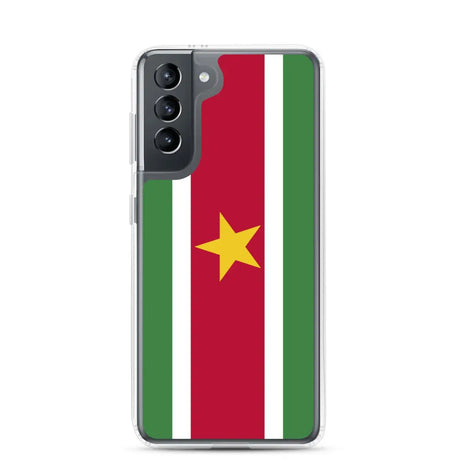 Coque téléphone drapeau du suriname - pixelforma