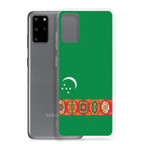 Coque téléphone drapeau du turkménistan - pixelforma