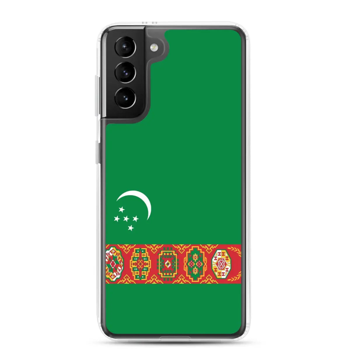 Coque téléphone drapeau du turkménistan - pixelforma