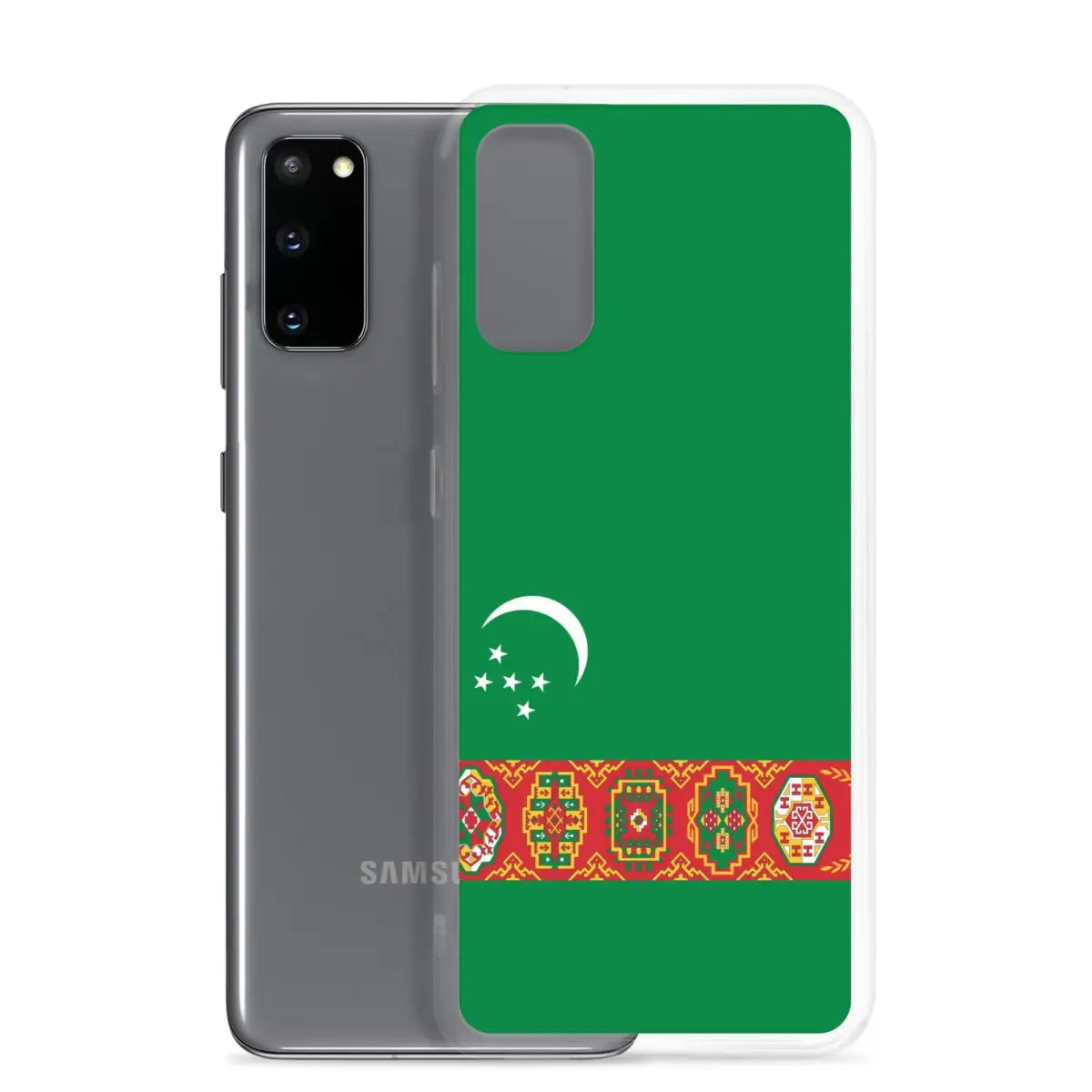 Coque téléphone drapeau du turkménistan - pixelforma