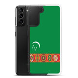 Coque téléphone drapeau du turkménistan - pixelforma