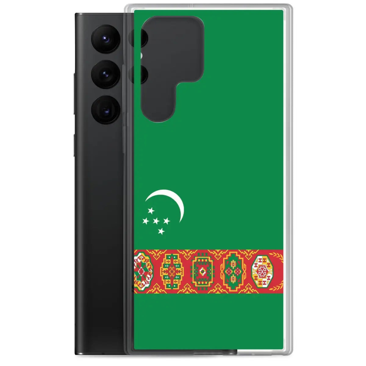 Coque téléphone drapeau du turkménistan - pixelforma