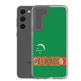 Coque téléphone drapeau du turkménistan - pixelforma