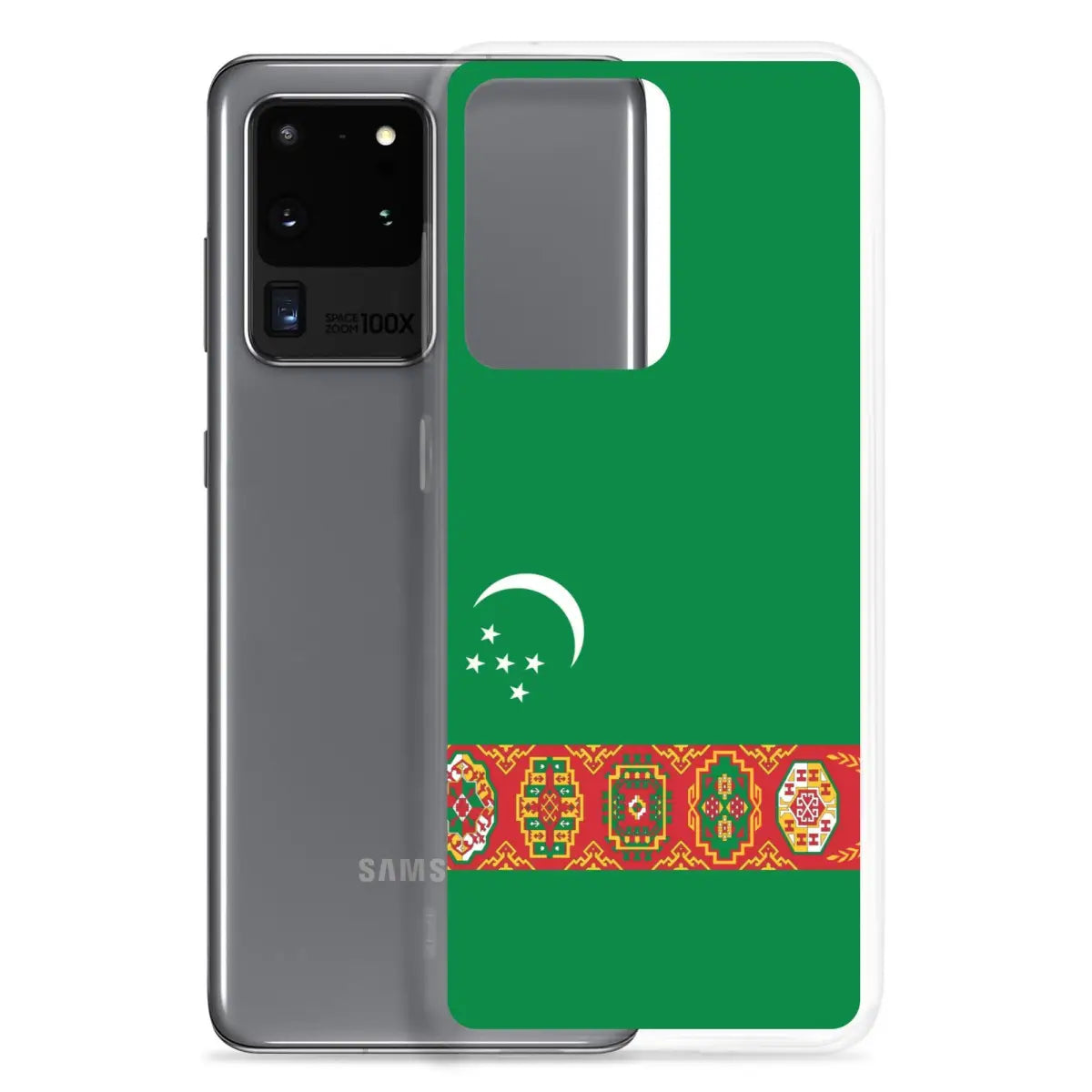 Coque téléphone drapeau du turkménistan - pixelforma