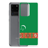 Coque téléphone drapeau du turkménistan - pixelforma