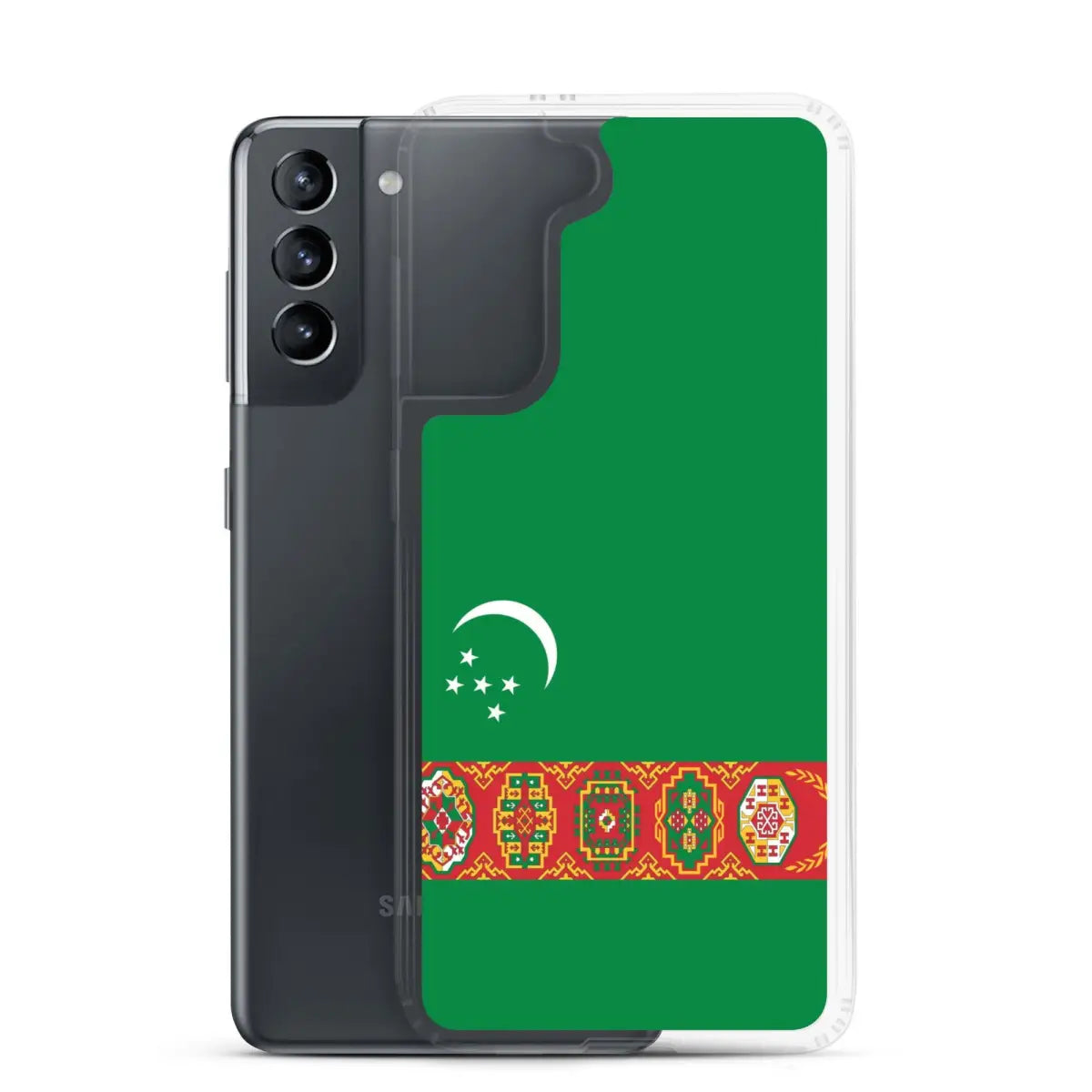 Coque téléphone drapeau du turkménistan - pixelforma