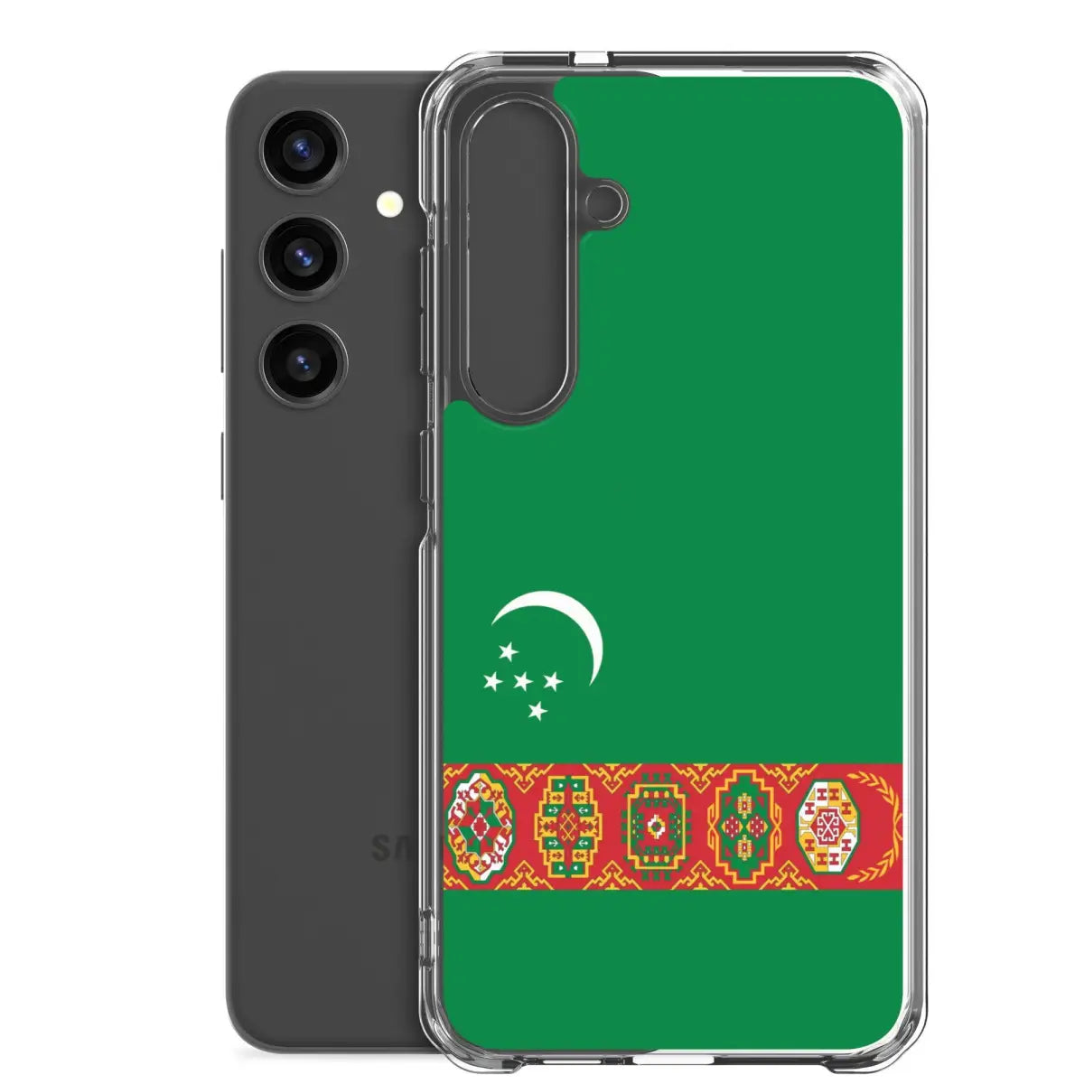 Coque téléphone drapeau du turkménistan - pixelforma