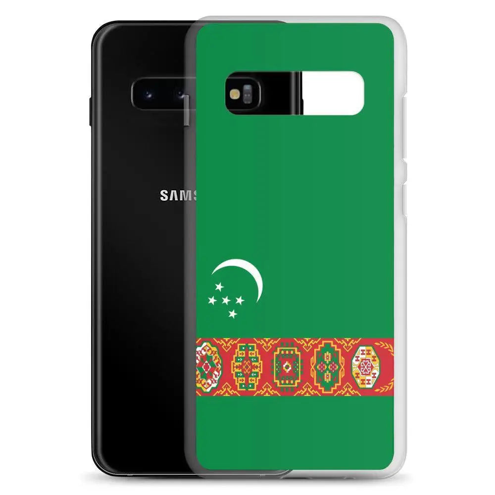 Coque téléphone drapeau du turkménistan - pixelforma