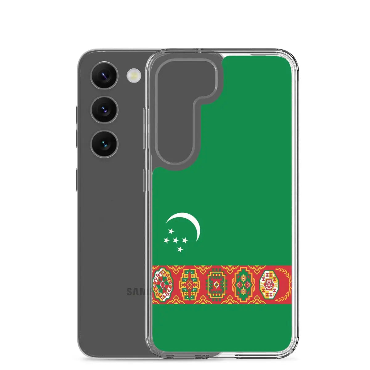 Coque téléphone drapeau du turkménistan - pixelforma