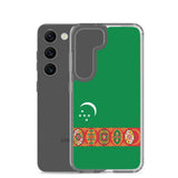 Coque téléphone drapeau du turkménistan - pixelforma