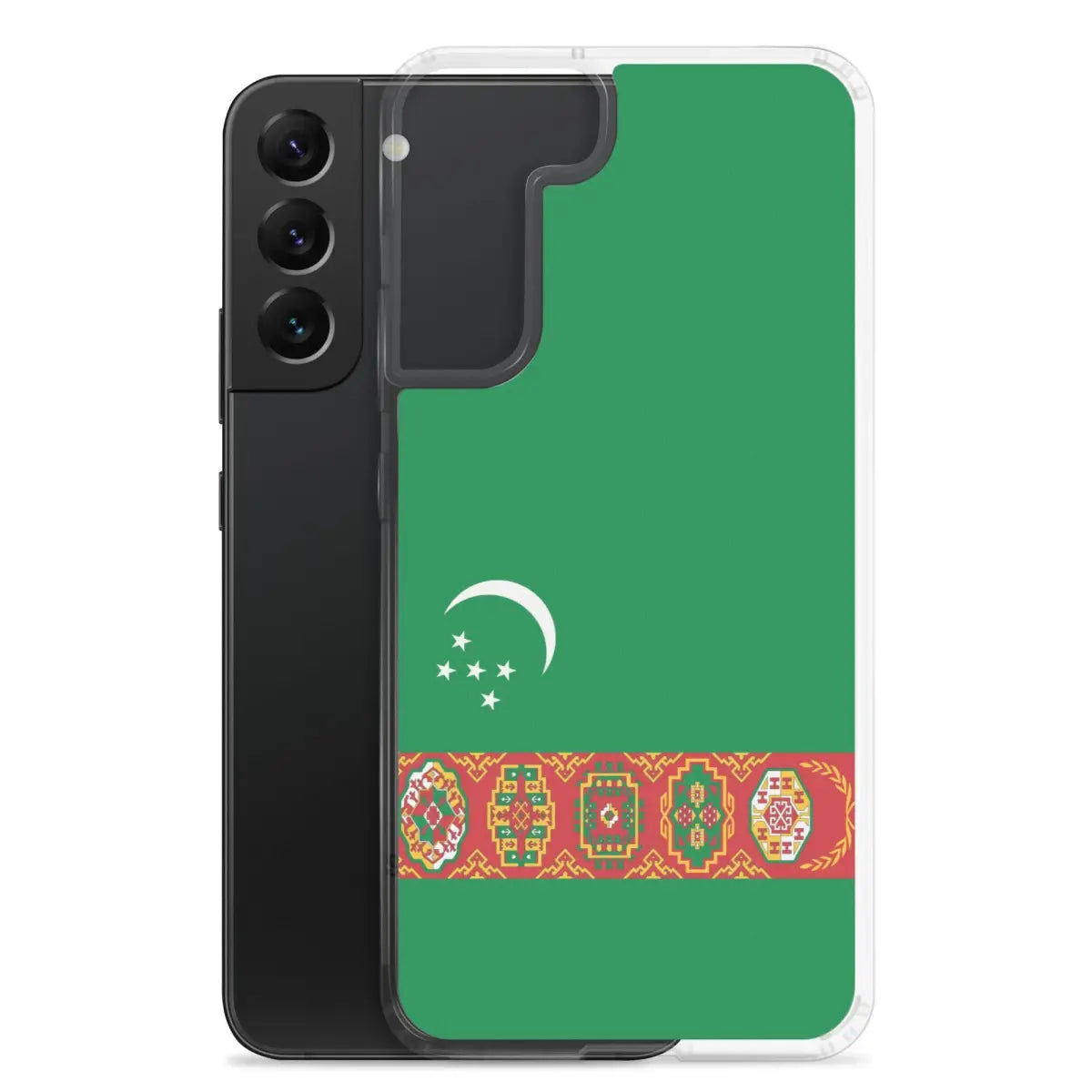Coque téléphone drapeau du turkménistan - pixelforma