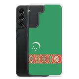 Coque téléphone drapeau du turkménistan - pixelforma
