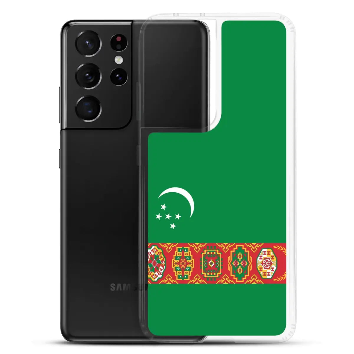 Coque téléphone drapeau du turkménistan - pixelforma