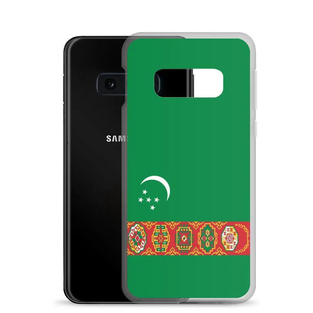Coque téléphone drapeau du turkménistan - pixelforma