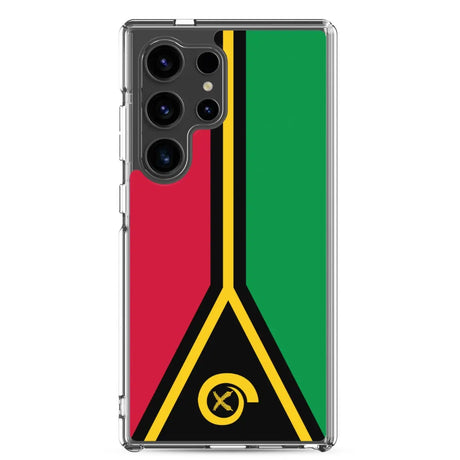 Coque téléphone drapeau du vanuatu - pixelforma