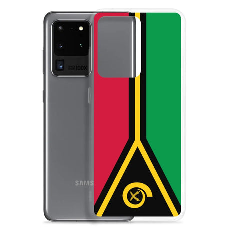Coque téléphone drapeau du vanuatu - pixelforma