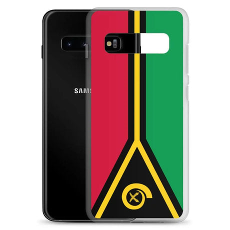 Coque téléphone drapeau du vanuatu - pixelforma