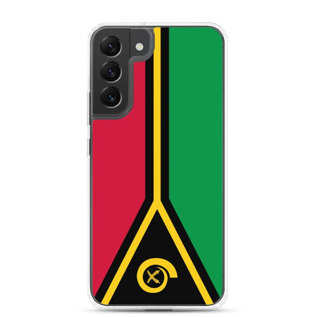 Coque téléphone drapeau du vanuatu - pixelforma