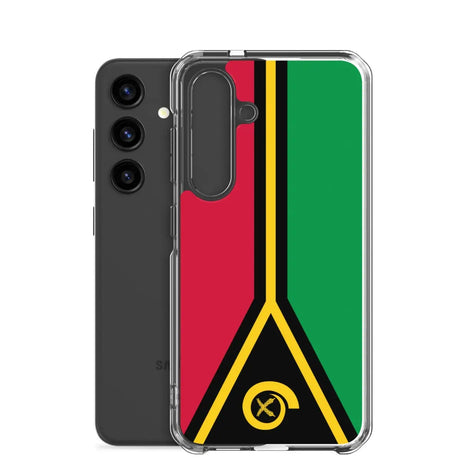 Coque téléphone drapeau du vanuatu - pixelforma