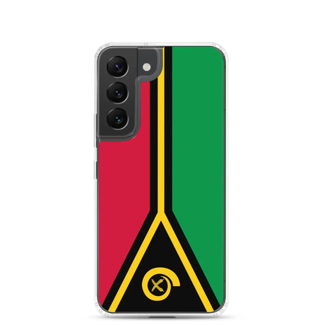 Coque téléphone drapeau du vanuatu - pixelforma