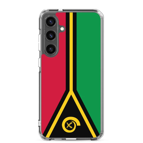 Coque téléphone drapeau du vanuatu - pixelforma