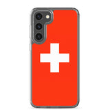 Coque Téléphone Drapeau et armoiries de la Suisse - Pixelforma