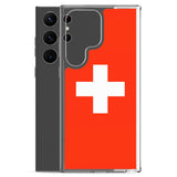 Coque Téléphone Drapeau et armoiries de la Suisse - Pixelforma