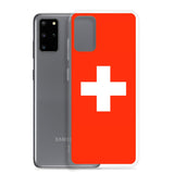 Coque Téléphone Drapeau et armoiries de la Suisse - Pixelforma