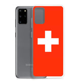 Coque Téléphone Drapeau et armoiries de la Suisse - Pixelforma 