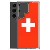 Coque Téléphone Drapeau et armoiries de la Suisse - Pixelforma 