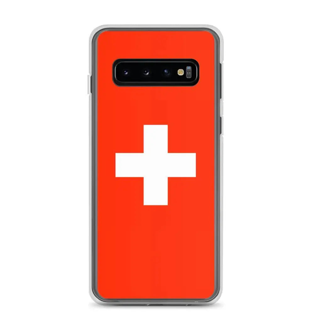 Coque Téléphone Drapeau et armoiries de la Suisse - Pixelforma 