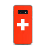 Coque Téléphone Drapeau et armoiries de la Suisse - Pixelforma 