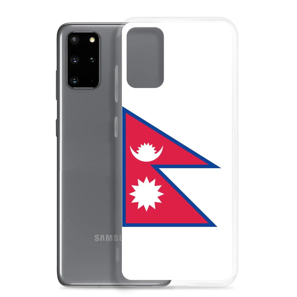Coque téléphone drapeau népal - pixelforma