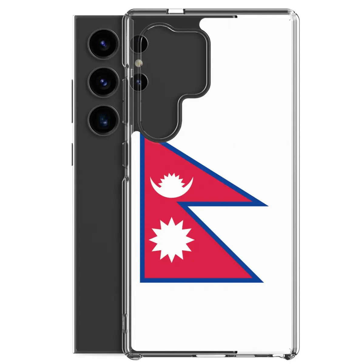 Coque téléphone drapeau népal - pixelforma