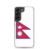 Coque téléphone drapeau népal - pixelforma