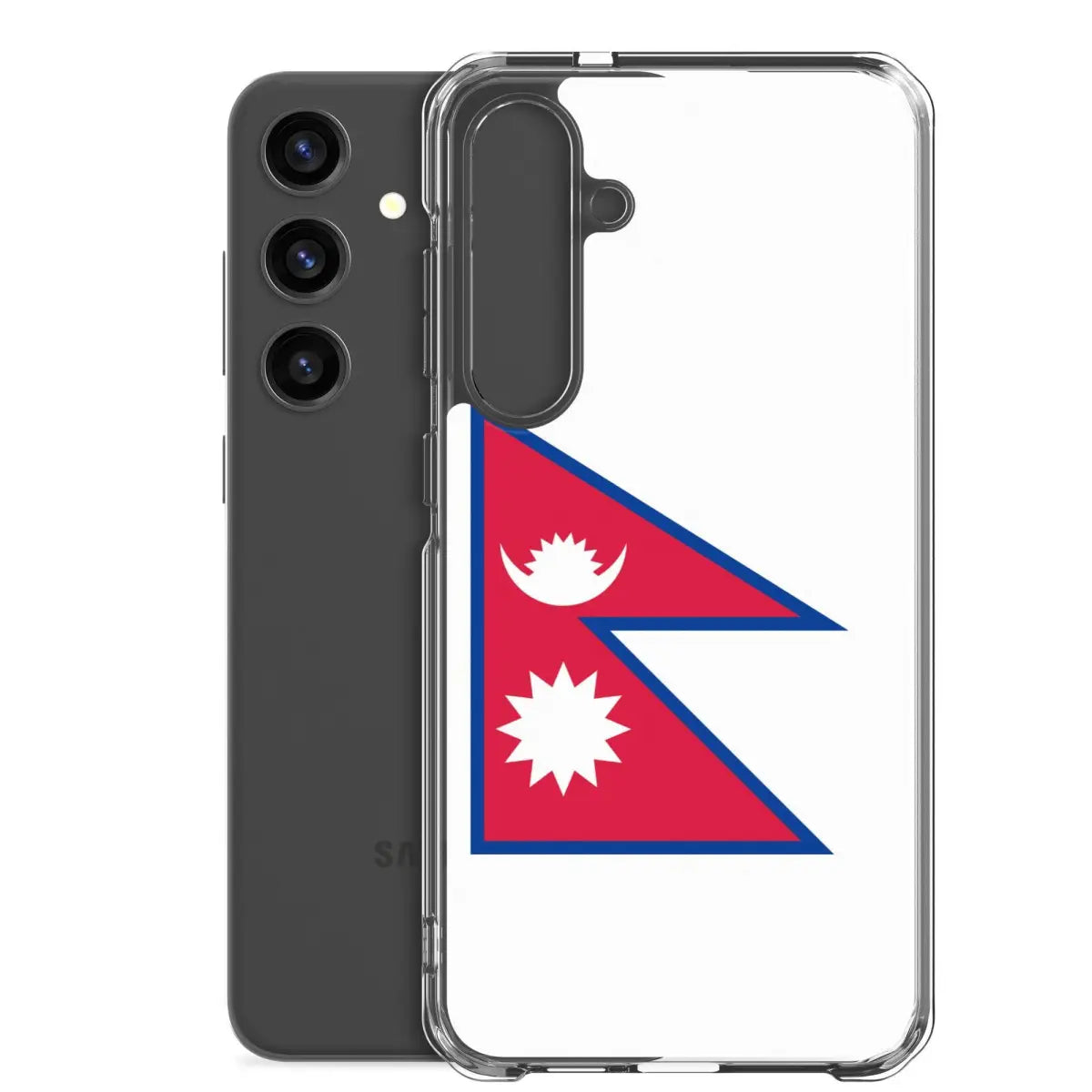 Coque téléphone drapeau népal - pixelforma