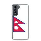 Coque téléphone drapeau népal - pixelforma