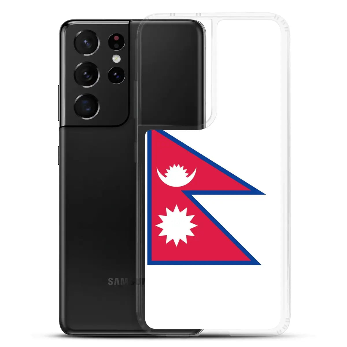 Coque téléphone drapeau népal - pixelforma