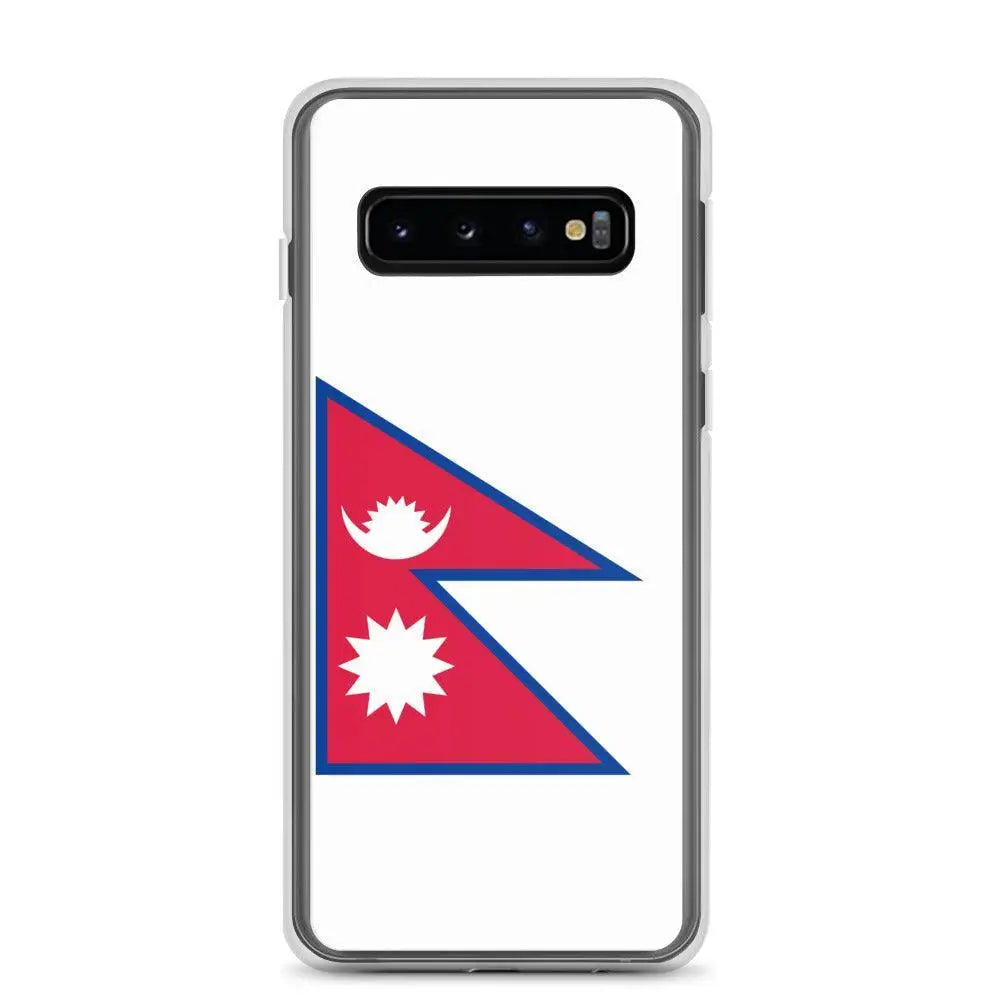 Coque téléphone drapeau népal - pixelforma