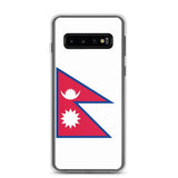Coque téléphone drapeau népal - pixelforma