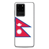 Coque téléphone drapeau népal - pixelforma