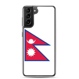Coque téléphone drapeau népal - pixelforma