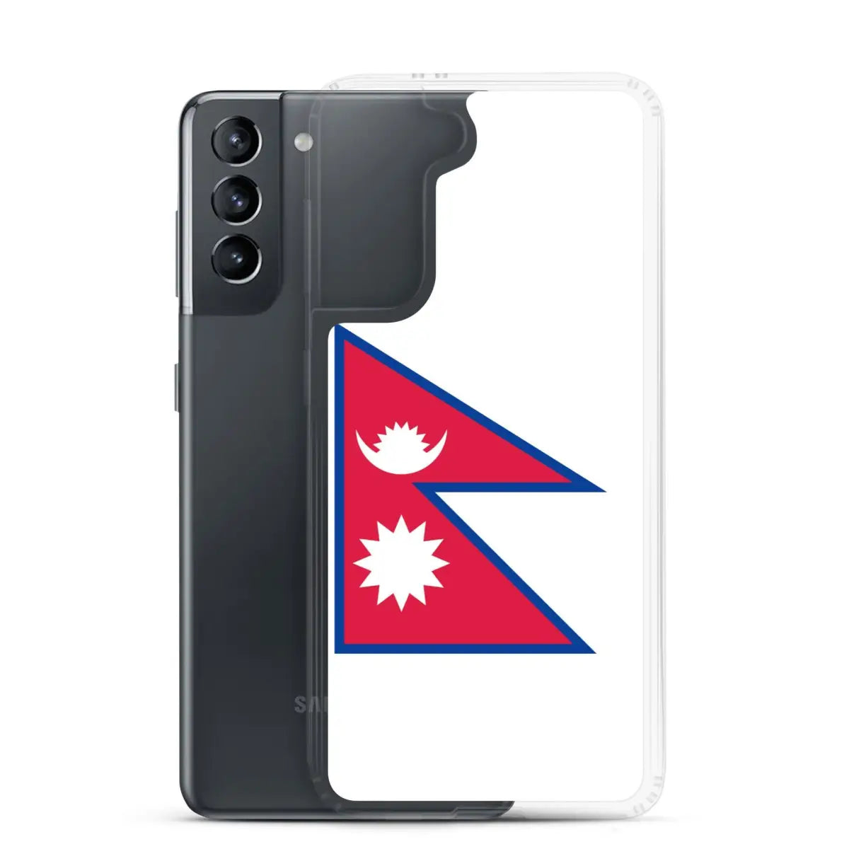 Coque téléphone drapeau népal - pixelforma