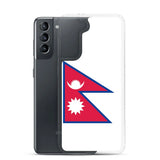 Coque téléphone drapeau népal - pixelforma
