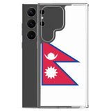 Coque téléphone drapeau népal - pixelforma