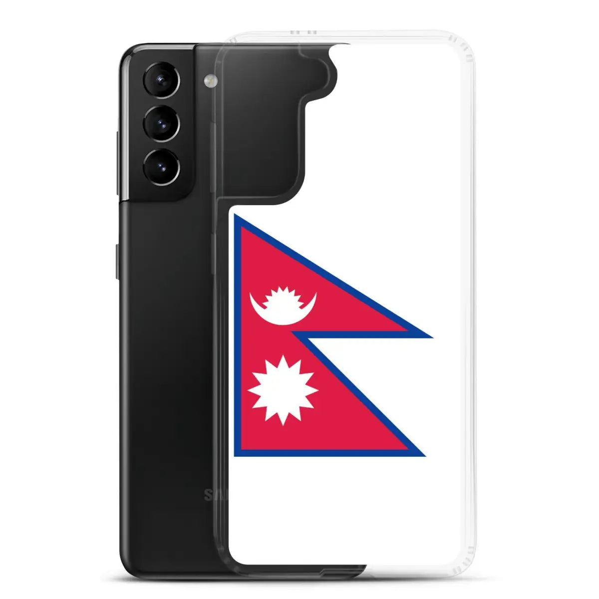 Coque téléphone drapeau népal - pixelforma
